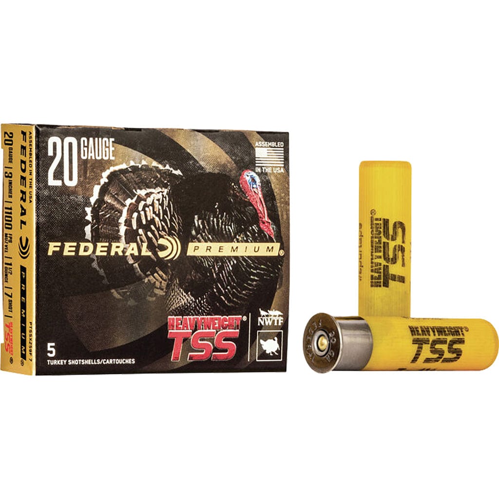 Federal Federal Premium Heavyweight Tss Load 20 Gauge 3 In. 1 1/2 Oz. 7 Shot 5 Rd. Ammo