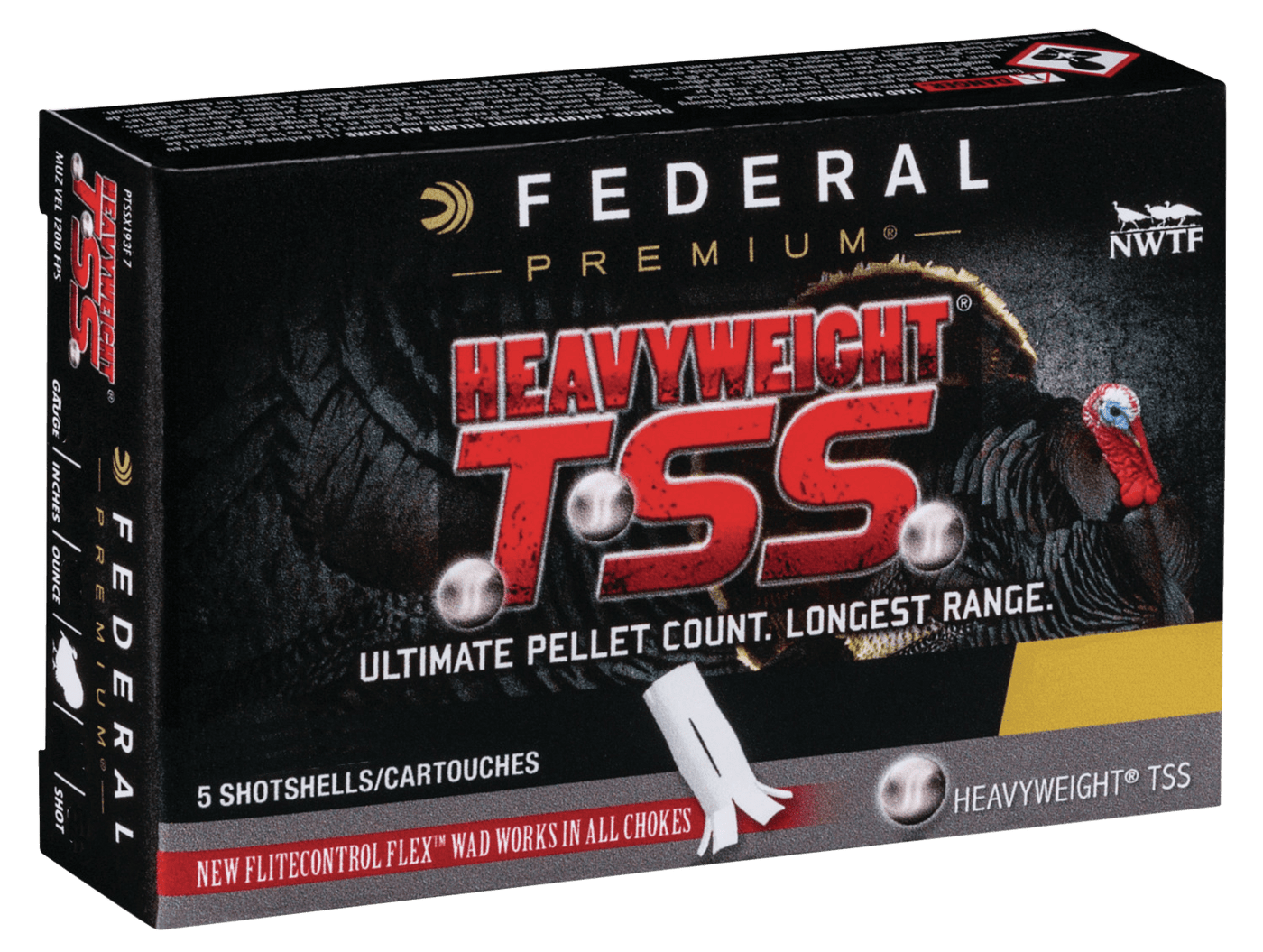 Federal Federal Premium Heavyweight Tss Load 410 Gauge 3 In. 13/16 Oz. 9 Shot 5 Rd. Ammo