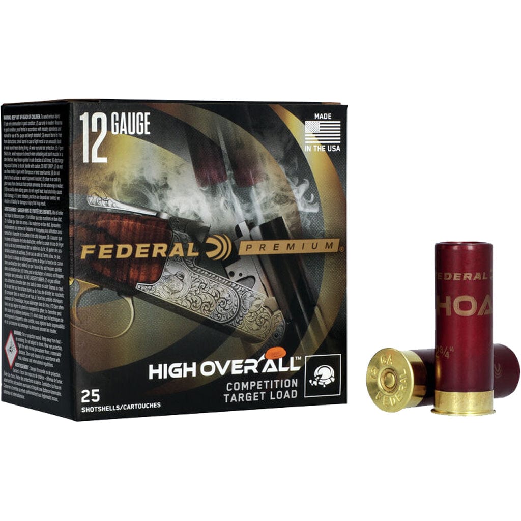 Federal Federal Premium High Overall Shotgun Ammo 12 Ga. 2.75 In. 1 1/8 Oz. 1250 Fps 8 Shot 25 Rd. Ammo