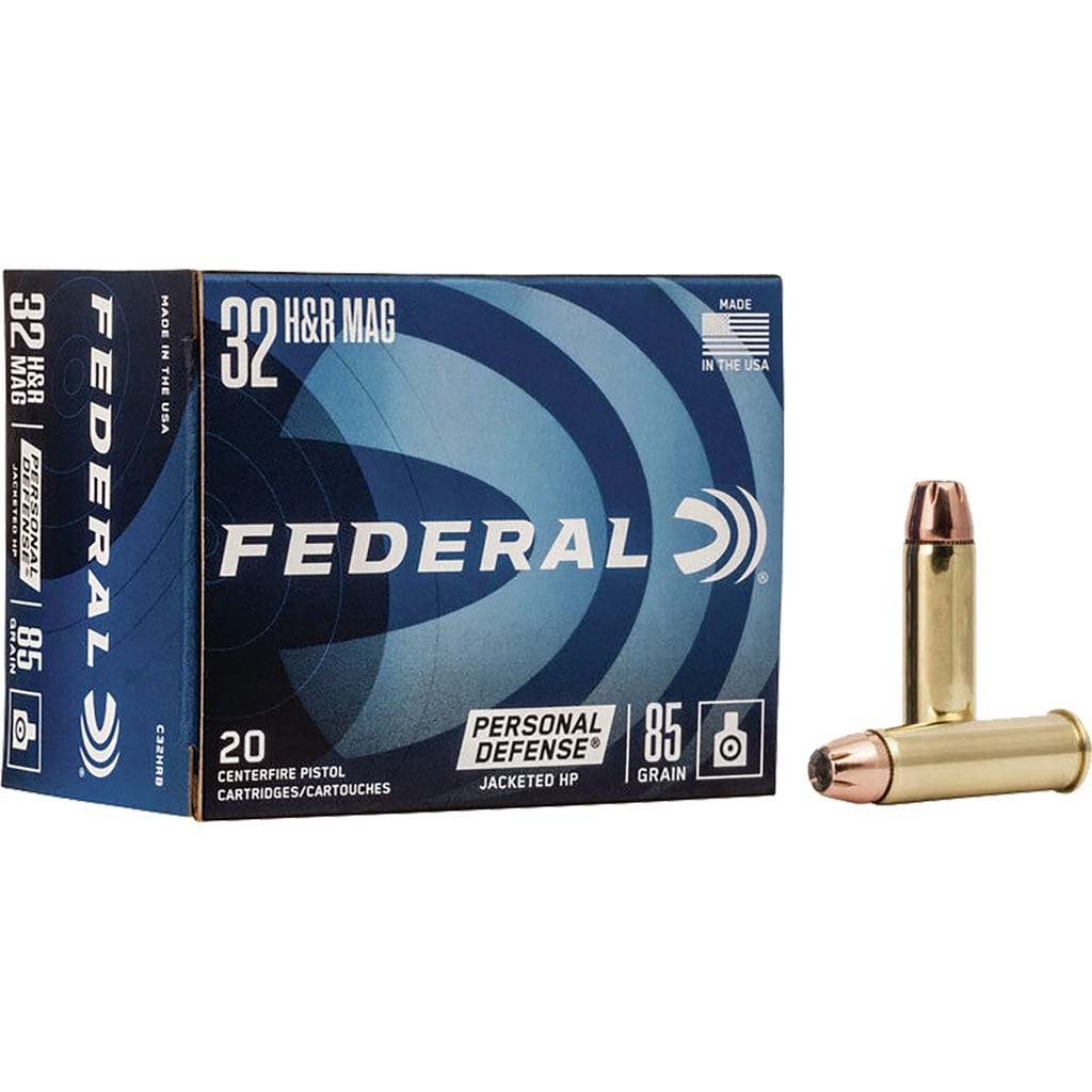 Federal Federal Premium Personal Defense Handgun Ammo 32 H&r Mag. 85 Gr. Jhp 20 Rd. Ammunition