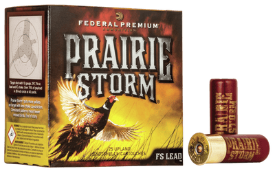 Federal Federal Premium Prairie Storm Shotgun Ammo 20 Ga. 2 .75 In. 1 Oz. 4 Shot Fs Lead 25 Rd. Ammo