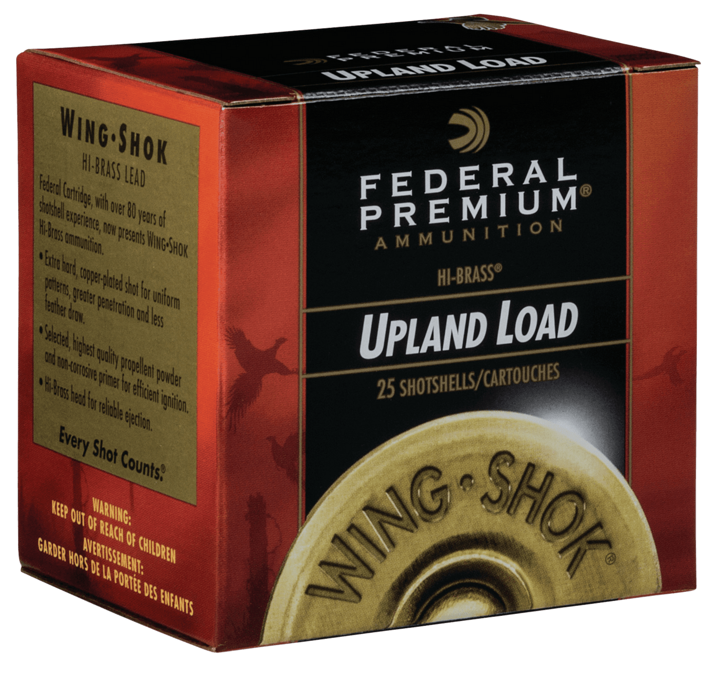 Federal Federal Premium Upland Wing-shok Ammo 28 Ga. 2.75 In. 3/4 Oz. 7.5 Shot 25 Rd. Ammo