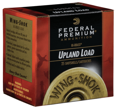 Federal Federal Premium Upland Wing-shok Ammo 28 Ga. 2.75 In. 3/4 Oz. 7.5 Shot 25 Rd. Ammo