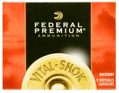 Federal Federal Premium Vital Shok Shotgun Ammo 10 Ga. 3.5 In. 18 Pellets 00 Buck 5 Rd. Ammo