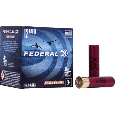 Federal Federal Speed-shok Load 12 Ga. 3 In. 1 3/8 Oz. 4 Shot 25 Rd. Ammo