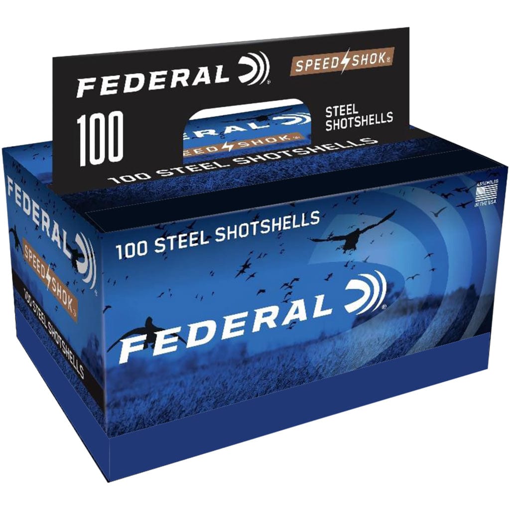 Federal Federal Speed-shok Load 12 Gauge 3 In. 1 1/4 Oz. 2 Shot 100 Rd. Ammo