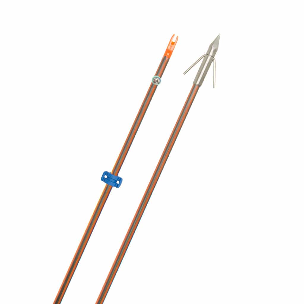 Fin-finder Fin Finder Hydro Carbon Il Bowfishing Arrow W/big Head Point Bowfishing