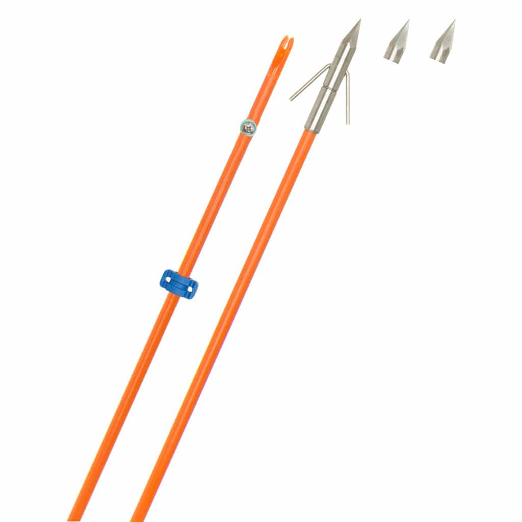 Fin-finder Fin Finder Raider Pro Bowfishing Arrow Orange W/big Head Pro Point Bowfishing