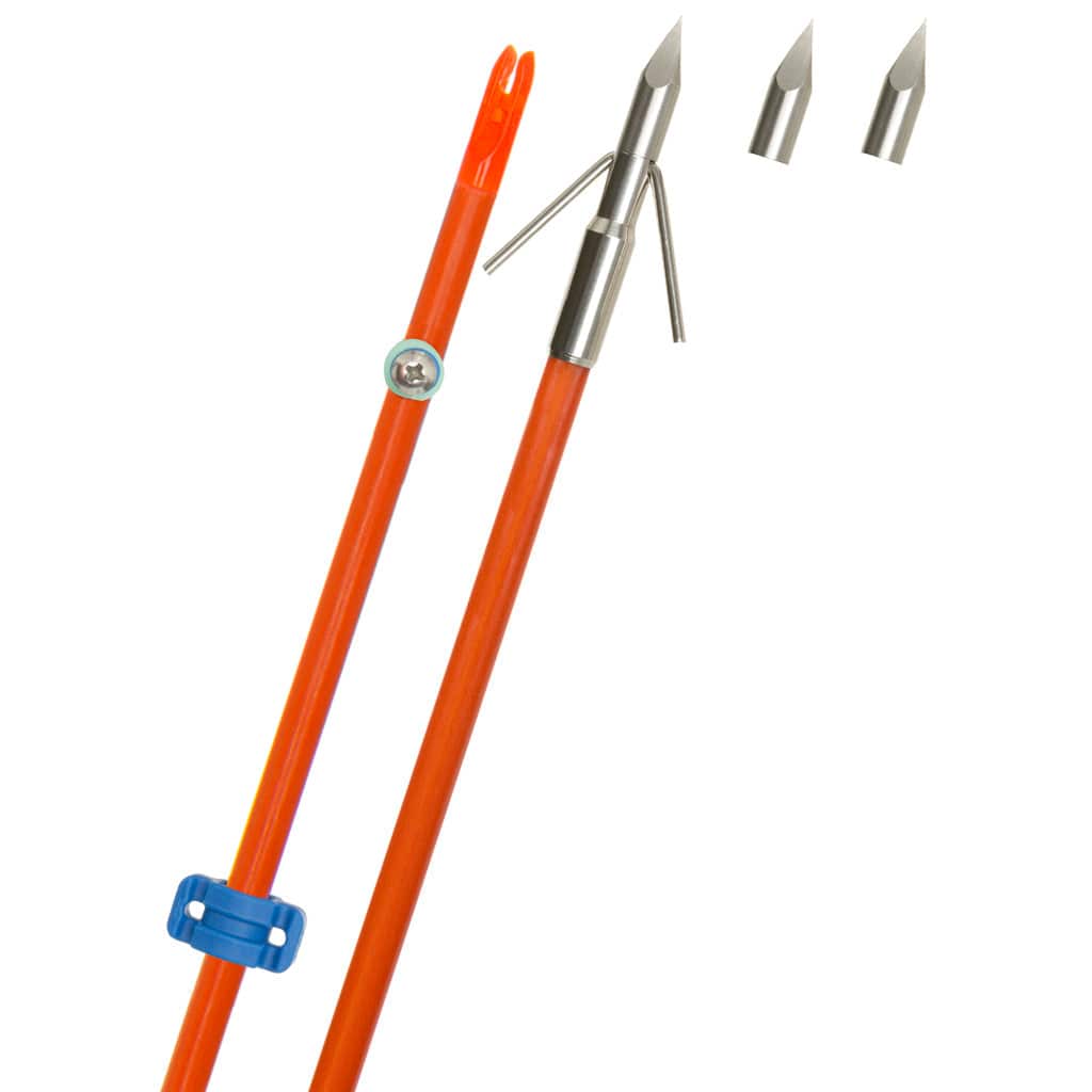 Fin-finder Fin Finder Raider Pro Bowfishing Arrow Orange W/riptide Point Bowfishing