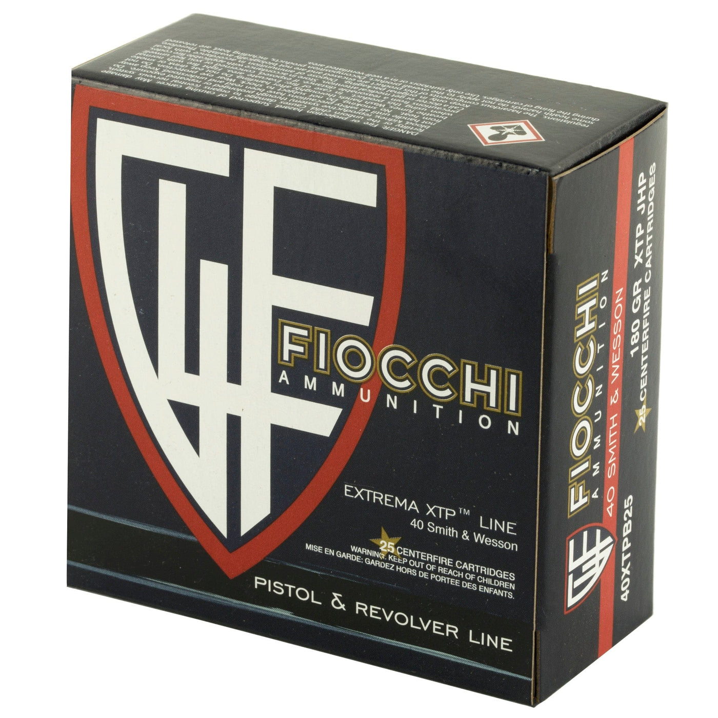 Fiocchi Ammunition Fiocchi 40sw 180gr Xtp 25/500 Ammunition