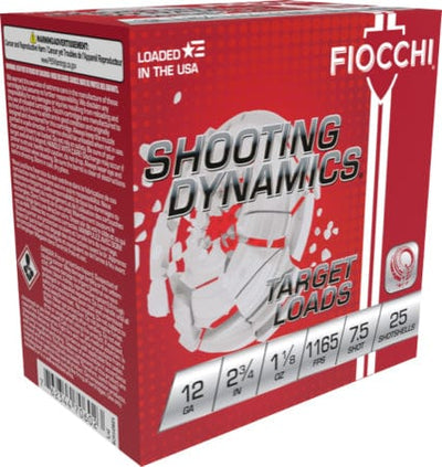 Fiocchi Fiocchi 12ga 2.75" Case Lot - 250rd 1165fps 1-1/8oz #7.5 Ammo