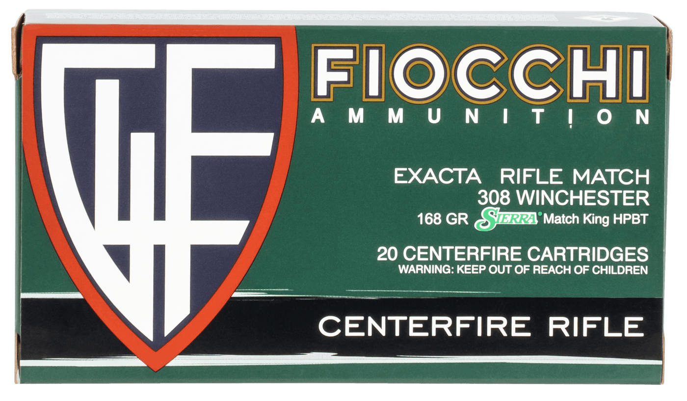 Fiocchi Fiocchi 308 Win 168gr Hpbt - 20rd 10bx/cs Ammo