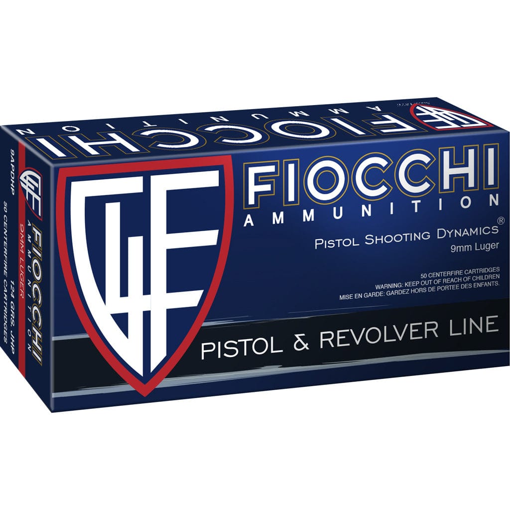 Fiocchi Fiocchi Defense Dynamics Centerfire Handgun Ammo 9mm 124 Gr. Jhp 50 Rd. Ammo