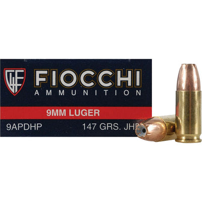 Fiocchi Fiocchi Defense Dynamics Centerfire Handgun Ammo 9mm 147 Gr. Jhp 50 Rd. Ammo