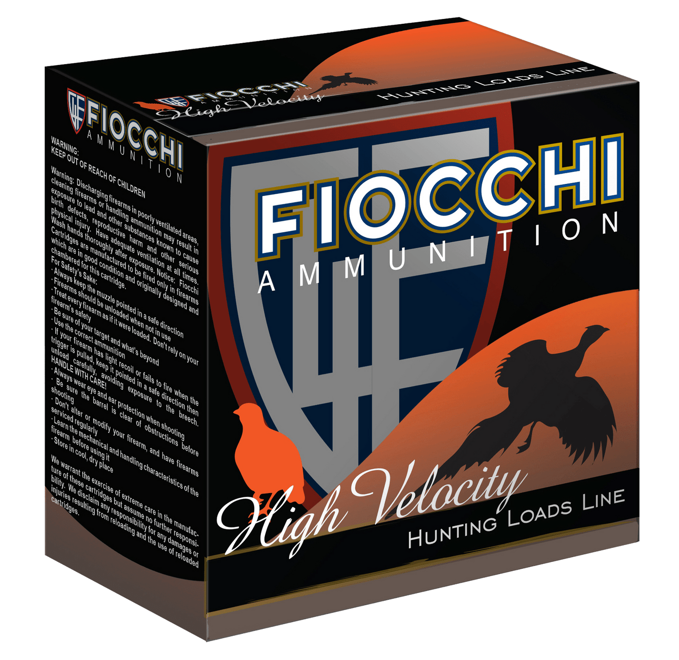 Fiocchi Fiocchi High Velocity Hunting Loads 12 Ga. 2.75 In. 1 1/4 Oz. 4 Shot 25 Rd. Ammo