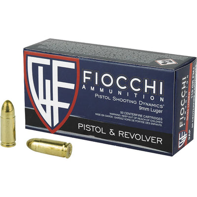 Fiocchi Fiocchi Pistol Shooting Dynamics Ammo 9mm 115 Gr. Fmj 50 Rd. Ammo