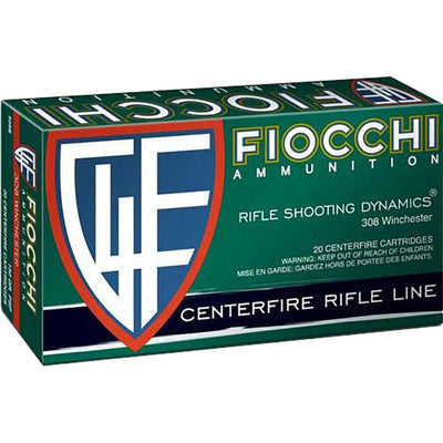 Fiocchi Fiocchi Shooting Dynamics Rifle Ammo 308 Win. 150 Gr. Psp 20 Rd. Ammo