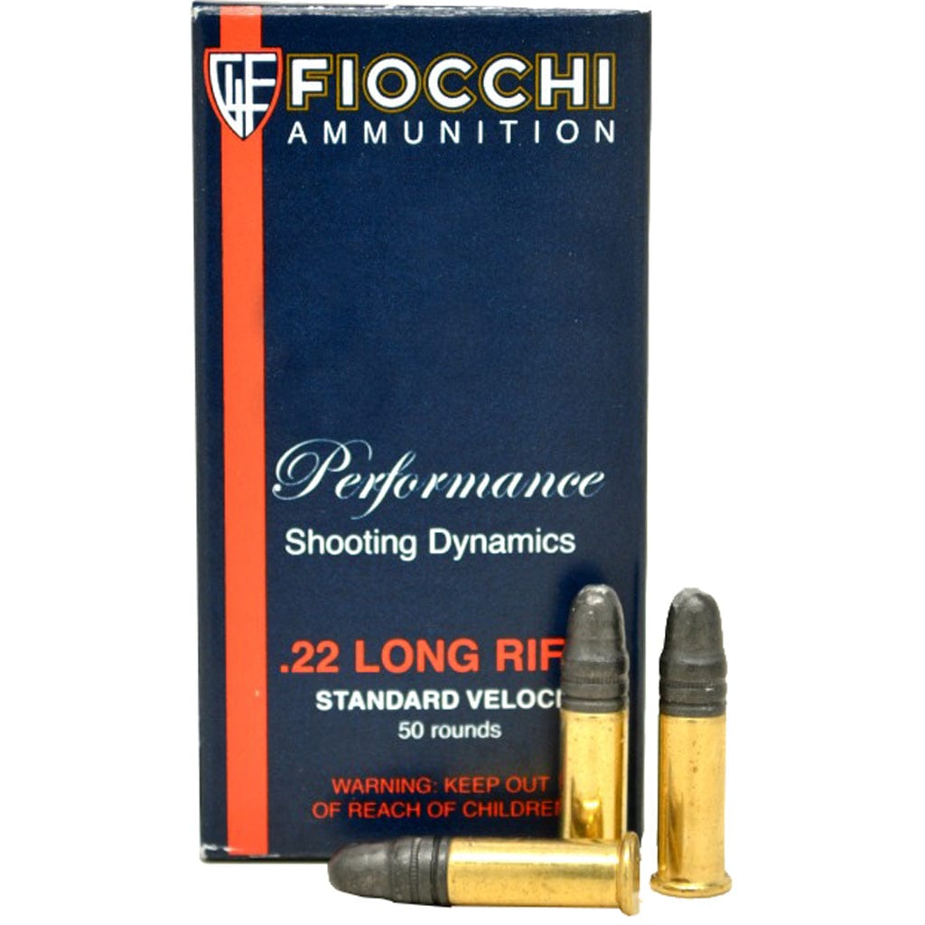 Fiocchi Fiocchi Shooting Dynamics Sport&hunting Rifle Ammo 22 Lr 40 Gr. Lead Round Nose 50 Rd. Ammo