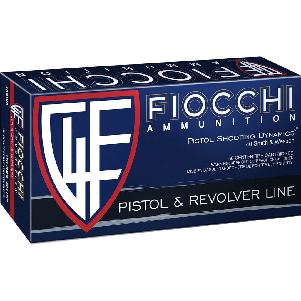 Fiocchi Fiocchi Training Dynamics Centerfire Handgun Ammo 40 S&w 170 Gr. Fmjtc 50 Rd. Ammo