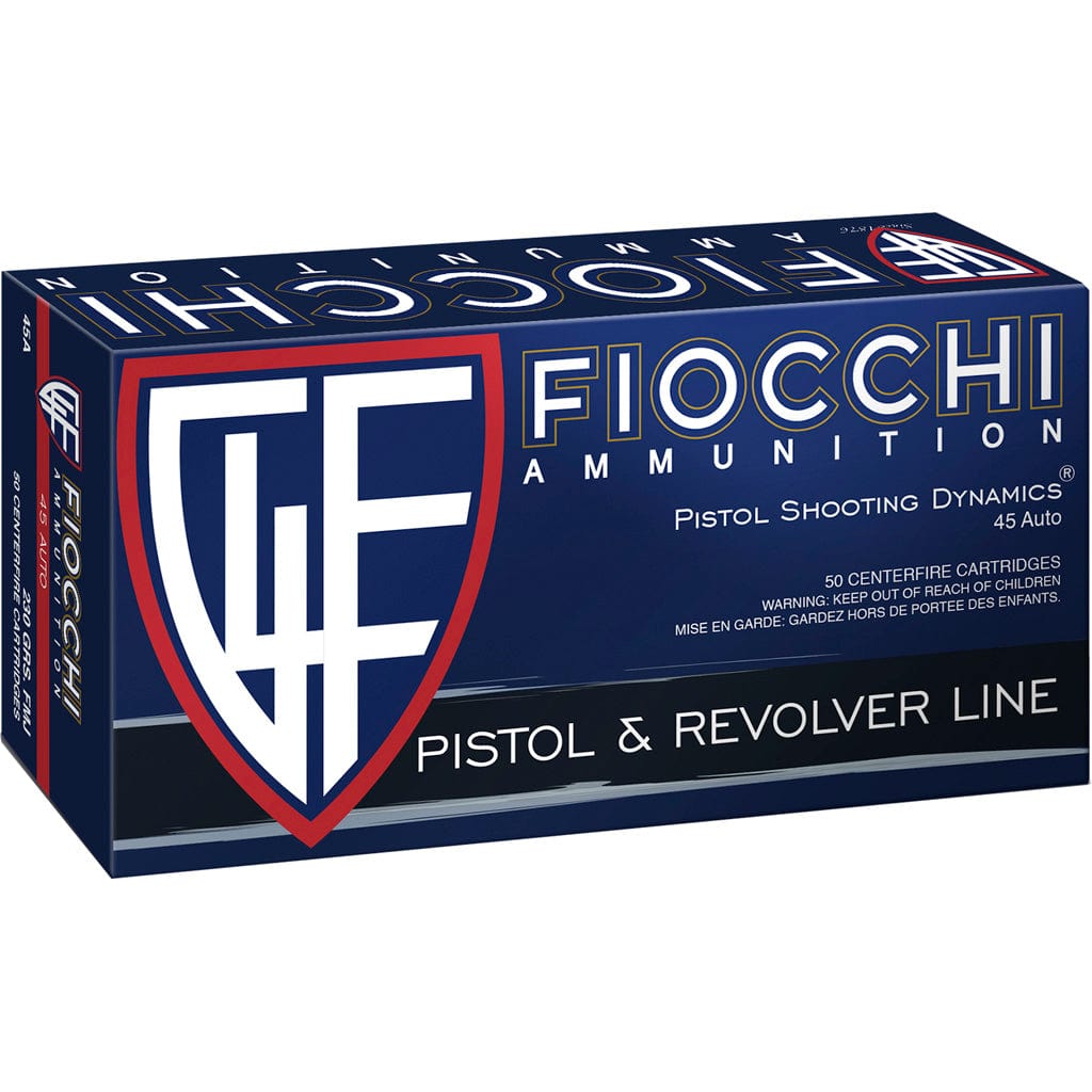 Fiocchi Fiocchi Training Dynamics Centerfire Handgun Ammo 45 Acp 230 Gr. Fmj 50 Rd. Ammo