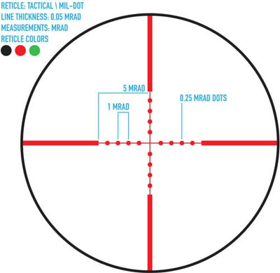 Firefield Firefield Tactical 10-40x50ao - Riflescope Mil-dot Reticle Optics