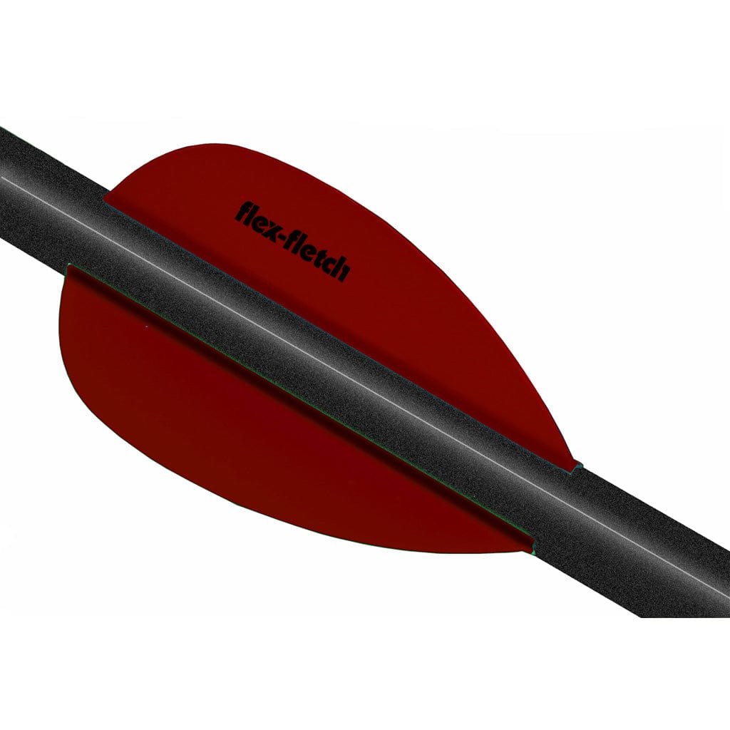 Flex Fletch Flex Fletch Flash Vanes Real Red 2 In. 39 Pk. Fletching Tools and Materials