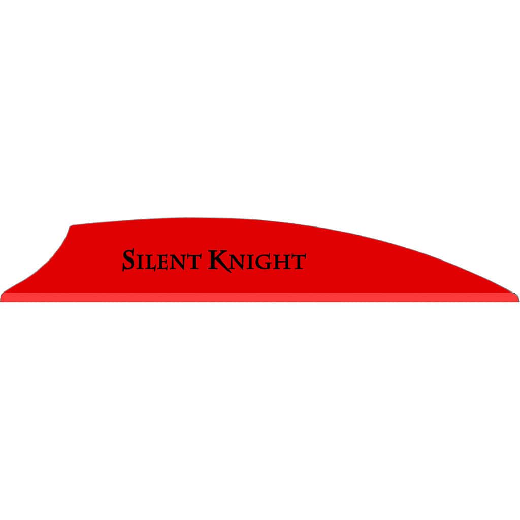 Flex Fletch Flex Fletch Silent Knight Vanes Red 3 In. 36 Pk. Fletching Tools and Materials
