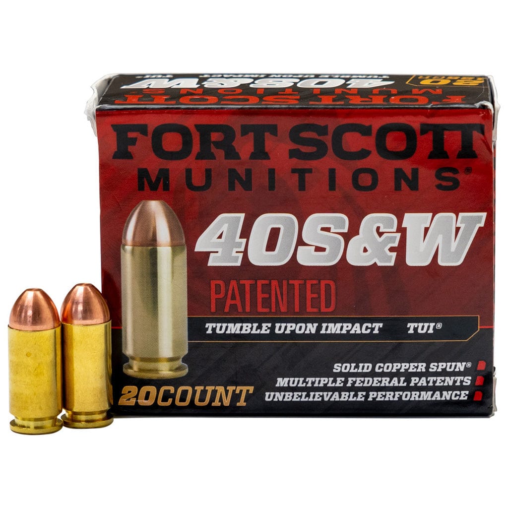 Fort Scott Munition Fort Scott Munition Pistol Ammo 40 S&w 125 Gr. Tui 20 Rd. Ammunition