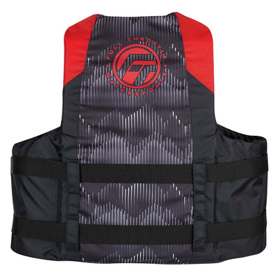 Full Throttle Full Throttle Adult Nylon Life Jacket - S/M - Red/Black Watersports