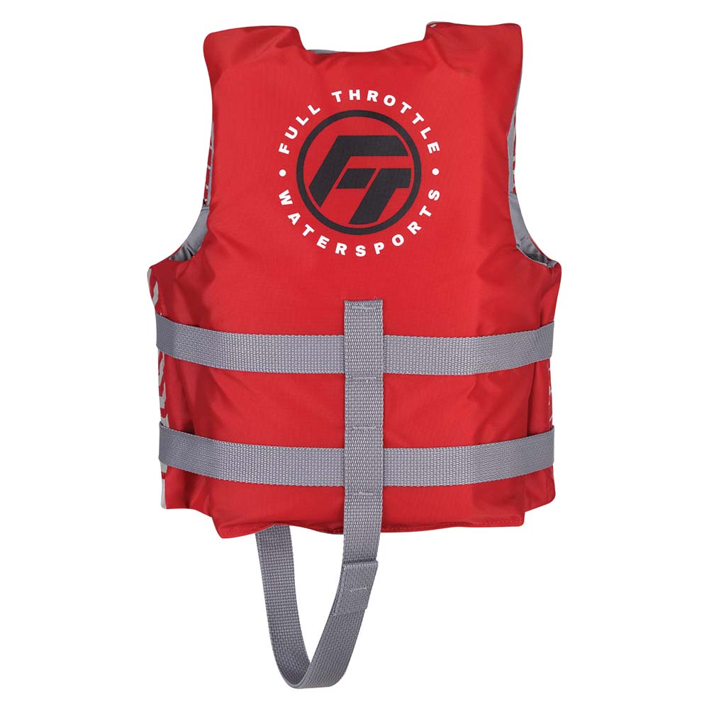 Full Throttle Full Throttle Child Nylon Life Jacket - Red Watersports