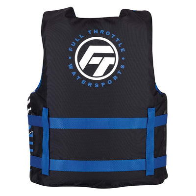 Full Throttle Full Throttle Youth Nylon Life Jacket - Blue/Black Watersports