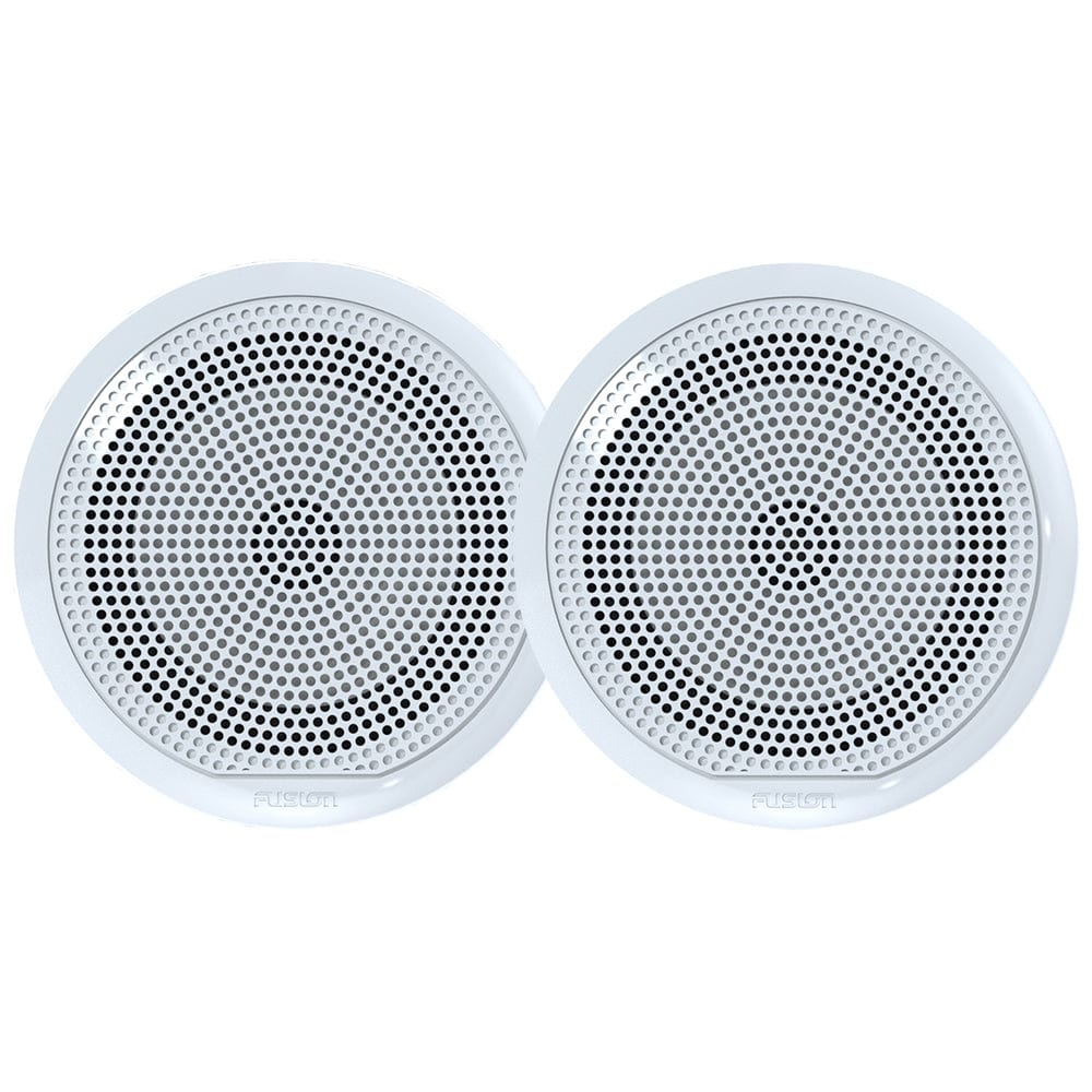 Fusion Fusion EL-F651W EL Series Full Range Shallow Mount Marine White Speakers - 6.5" w/ LED Lights Entertainment