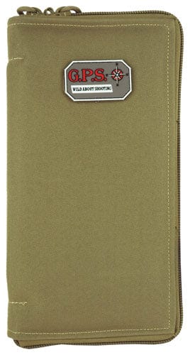 G*Outdoors Gps Pistol Sleeve Large - Lockable Zipper Tan Nylon Firearm Accessories