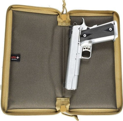 G*Outdoors Gps Pistol Sleeve Large Lockbl - Zipper Rifle Green/khaki Nylon Firearm Accessories