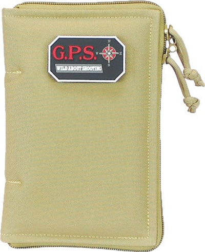 G*Outdoors Gps Pistol Sleeve Medium - Lockable Zipper Tan Nylon Firearm Accessories