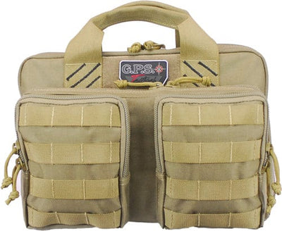 G*Outdoors Gps Tactical Quad Range Bag Tan 2 Handguns Firearm Accessories