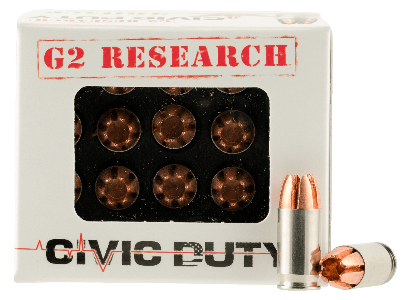 G2 Research G2r Civic Duty 380acp 64gr 20/500 Ammo