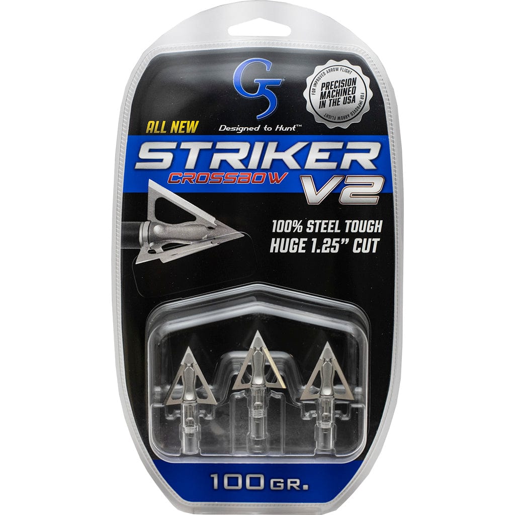 G5 OUTDOORS G5 Striker V2 Crossbow Broadheads 100 Gr. 3 Pk. Archery Accessories