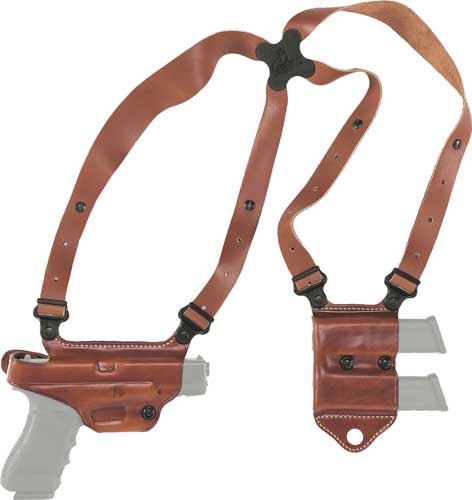 Galco Galco Miami Ii Shoulder System - Rh Leather Sig P320f 9/40 Tan Firearm Accessories