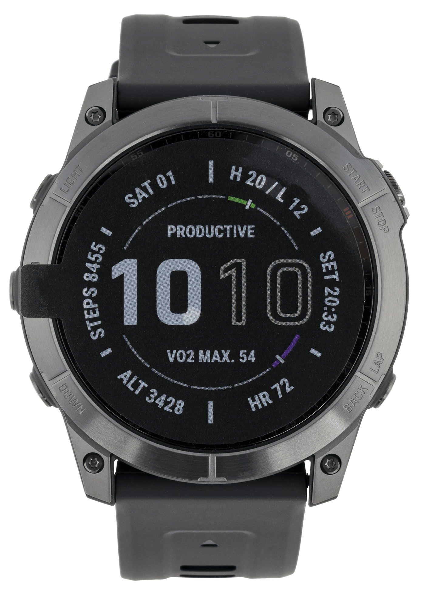 Garmin Garmin Fenix 7x, Garmin 010-02541-10 Fenix 7x Spphre Gry Dlc Ti Blk Accessories