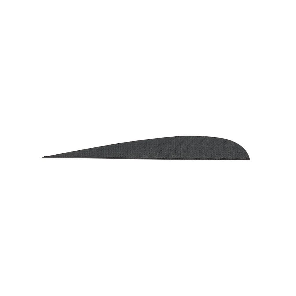 Gateway Gateway Parabolic Feathers Black 4 In. Rw 100 Pk. Fletching Tools and Materials