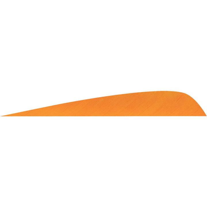 Gateway Gateway Parabolic Feathers Flo Orange 4 In. Lw 50 Pk. Fletching Tools and Materials