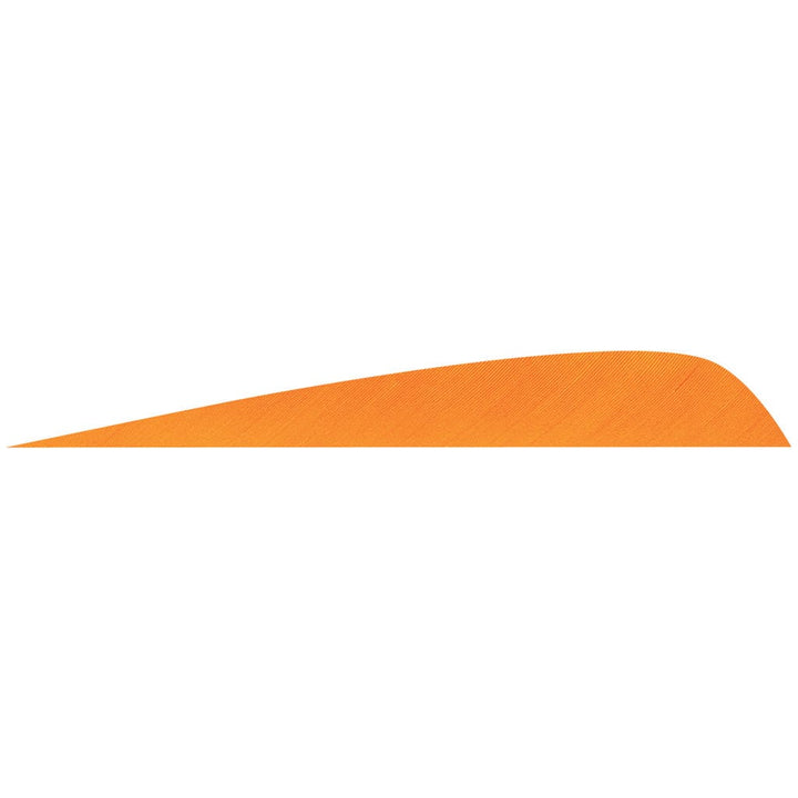 Gateway Gateway Parabolic Feathers Orange 4 In. Rw 12 Pk. Fletching Tools and Materials