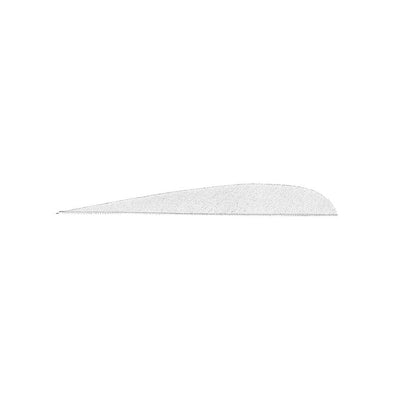 Gateway Gateway Parabolic Feathers White 4 In. Rw 100 Pk. Fletching Tools and Materials