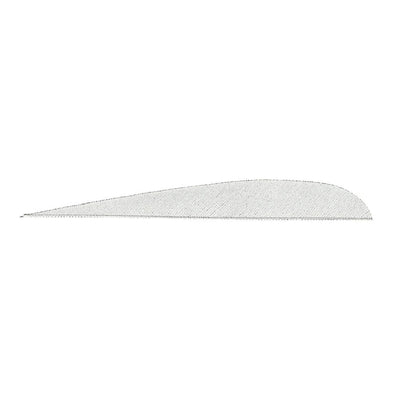 Gateway Gateway Parabolic Feathers White 5 In. Lw 100 Pk. Fletching Tools and Materials