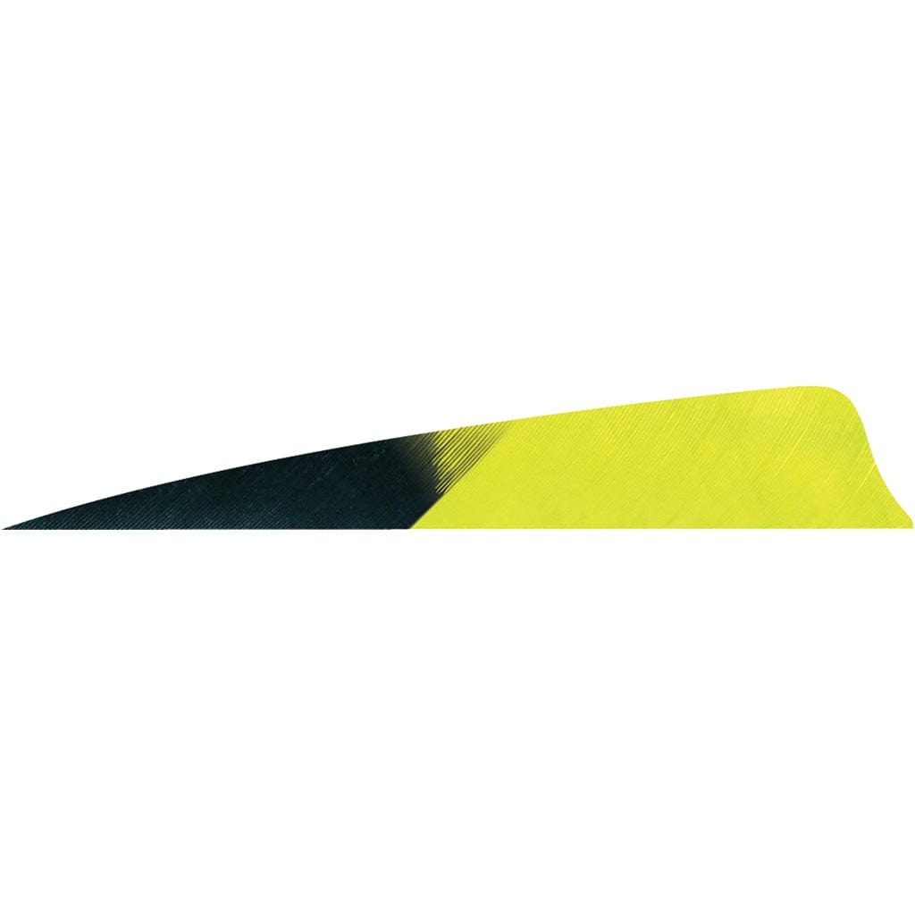 Gateway Gateway Shield Cut Feathers Kuro Lemon Lime 4 In. Lw 50 Pk. Fletching Tools and Materials