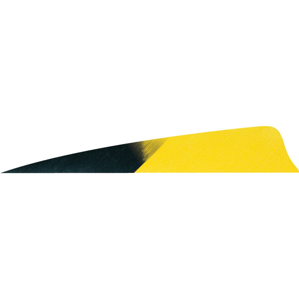 Gateway Gateway Shield Cut Feathers Kuru Sun Yellow 4 In. Rw 50 Pk. Fletching Tools and Materials