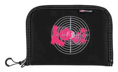 Girls With Guns Girls With Guns Love, Allen 9075  Gwg Love Pistol Case, Black, 10in Firearm Accessories