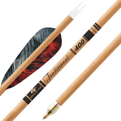 Gold Tip Gold Tip Traditional Arrows 400 4 In. Feathers 6 Pk. Archery Accessories