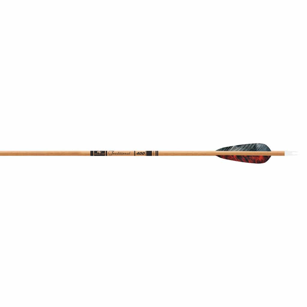 Gold Tip Gold Tip Traditional Arrows 400 4 In. Feathers 6 Pk. Archery Accessories